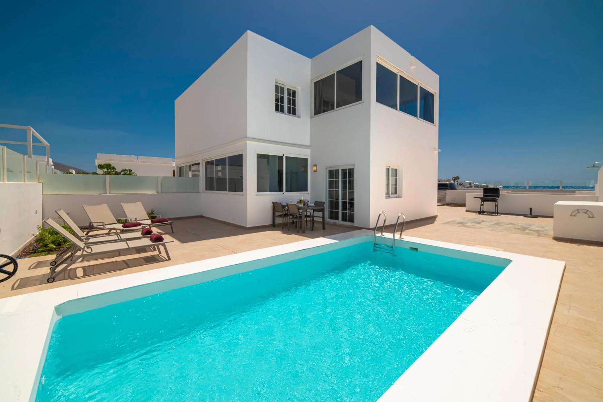 Villa Ocean Wave - Sea Views - Private Pool 普拉亚布兰卡 外观 照片